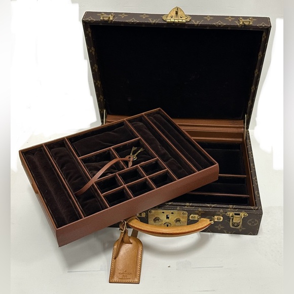 Vintage Louis Vuitton Monogram Jewelry Case c1970s - Picture 1 of 13